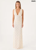 Aarin Lace Maxi Dress - Cream - Maxi Dresses