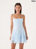 Florine Mini Dress - Blue - Mini Dresses