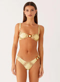 Oudre Bikini Top - Tidal Print - Swimwear