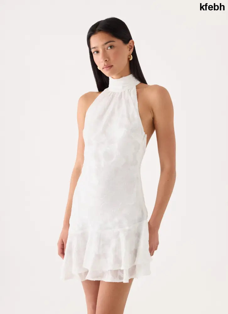 Recents Mini Dress - White - Mini Dresses
