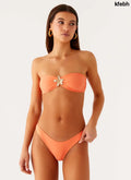 Taiwan Bandeau Bikini Top - Peach - Swimwear